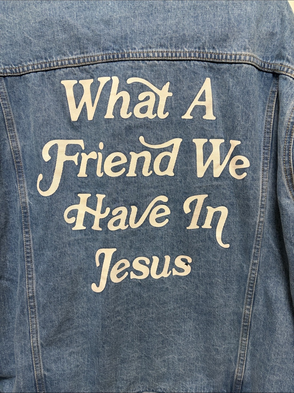 Sezane Light Blue Denim Jacket - Classic Jean Jacket - Picture 6 of 10